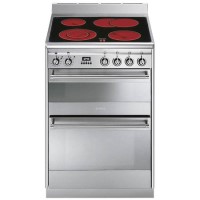 Smeg Concert 60cm Electric Cooker - Stainless Steel Smeg Concert 60cm Electric Cooker - Stainless Steel