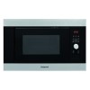 Refurbished Hotpoint MF25GIXH 25L 900W Built-in Microwave with Grill - Stainless Steel