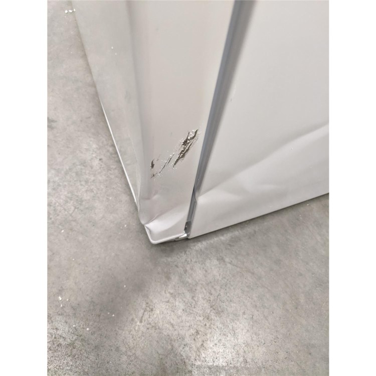 Refurbished electriQ 204 Litre Freestanding Larder Fridge 123cm Tall Antibacterial Lining 54cm Wide - White