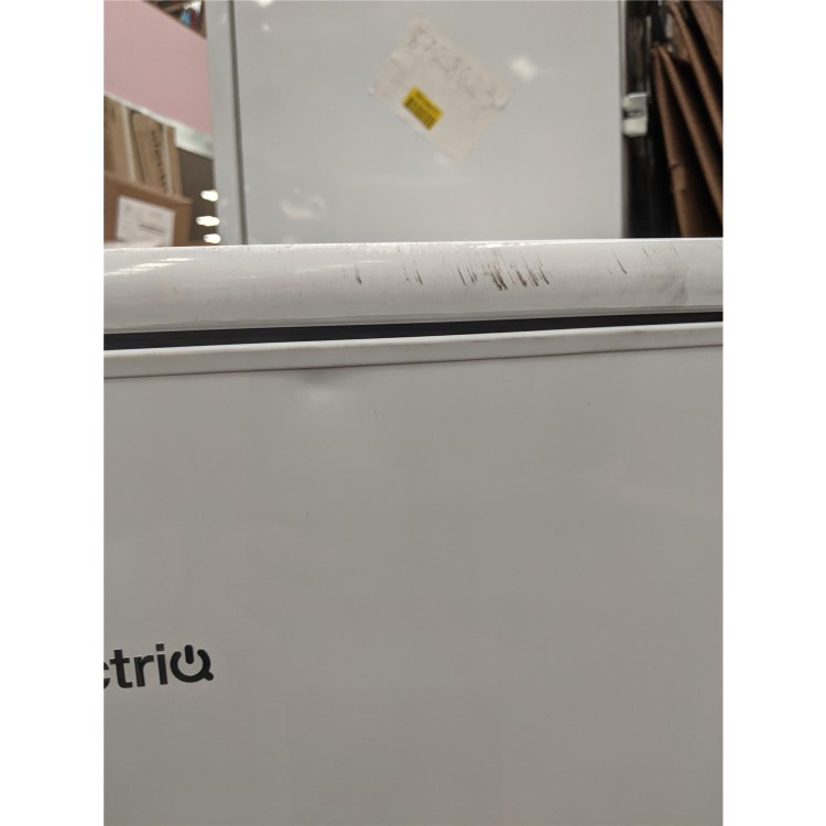 Refurbished electriQ 204 Litre Freestanding Larder Fridge 123cm Tall Antibacterial Lining 54cm Wide - White