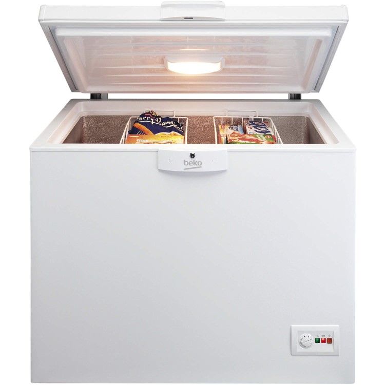 Beko 298 Litre Chest Freezer - White
