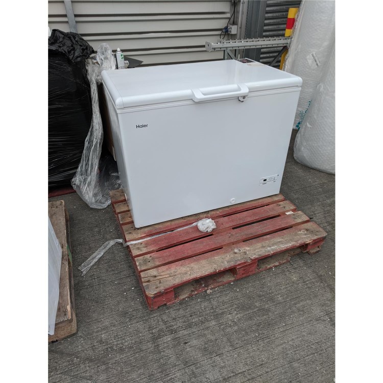 Refurbished Haier HCE319F 319 Litre Freestanding Chest Freezer - White