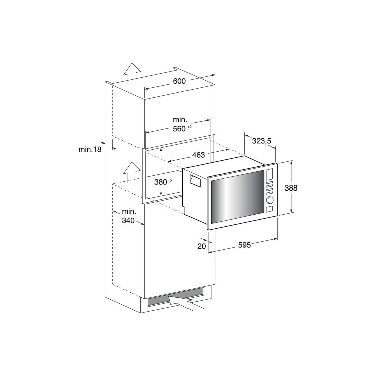 Hotpoint MWH1221X 20 Litre Microwave Oven With Grill - Stainless Steel