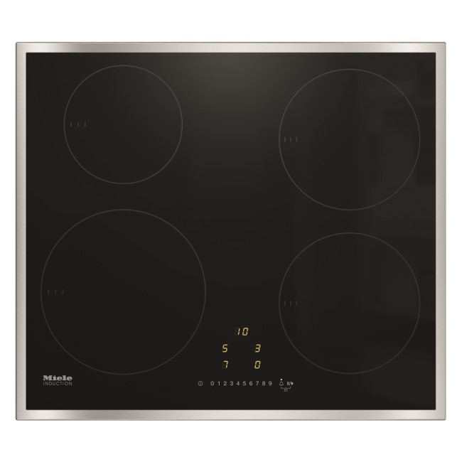 Miele 58cm 4 Zone Induction Hob with Stainless Steel Frame