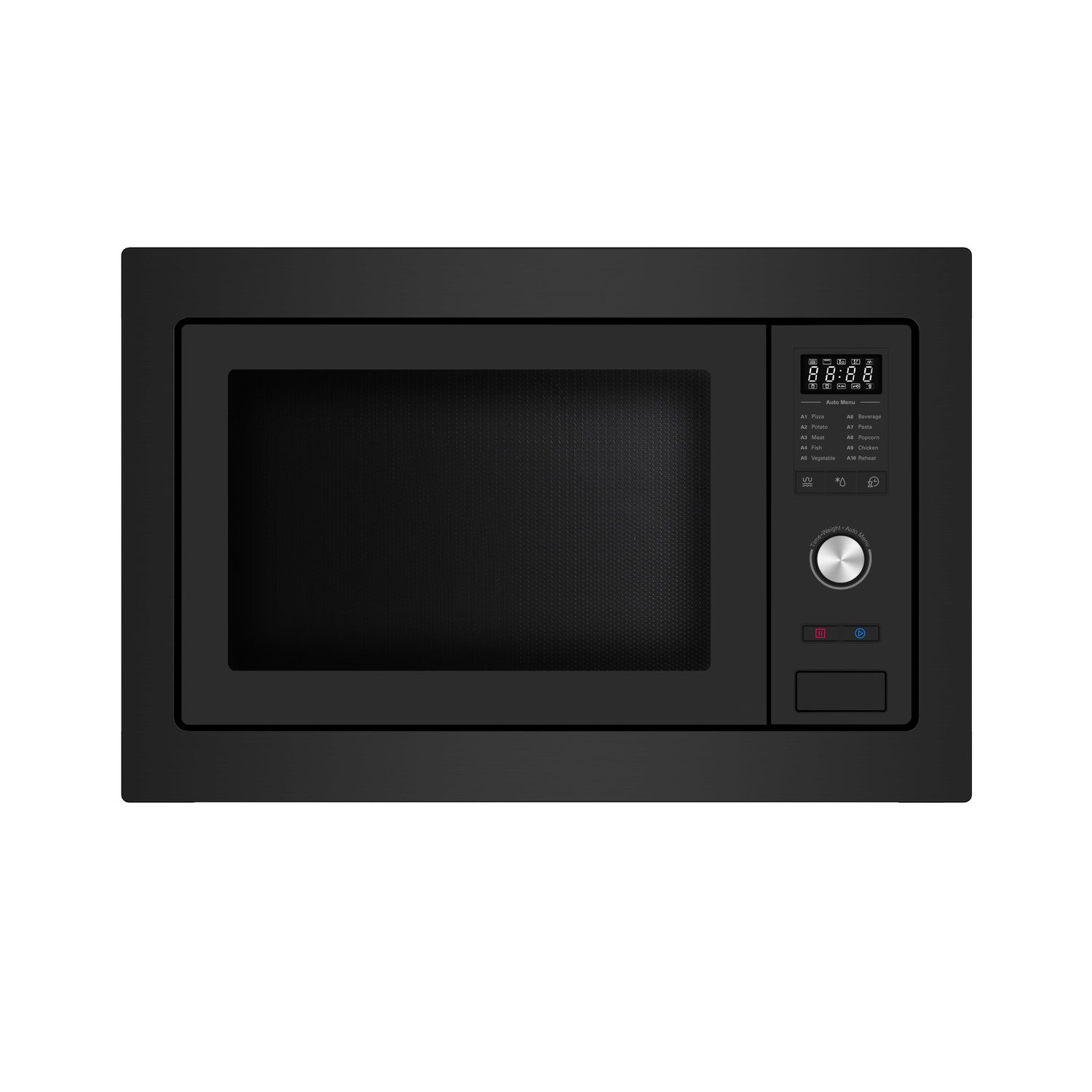 Refurbished electriQ eiQMOBISOLO25BLACK Built In 25L 900W Microwave