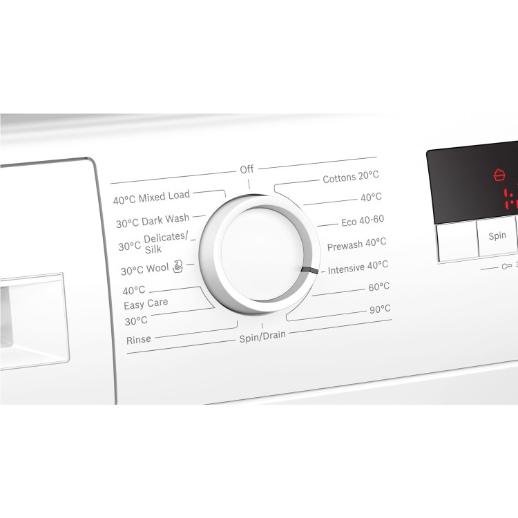 Refurbished Bosch Serie 2 WAJ24006GB Freestanding 7KG 1200 Spin Washing Machine White