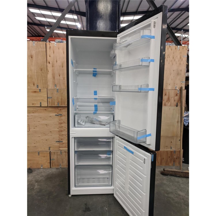 Refurbished NordMende RFF60404BL Freestanding 268 Litre 60/40  Fridge Freezer Black