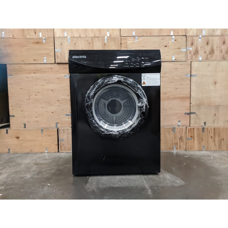 Refurbished electriQ Eiqtd7black Freestanding 7KG Vented Tumble Dryer Black