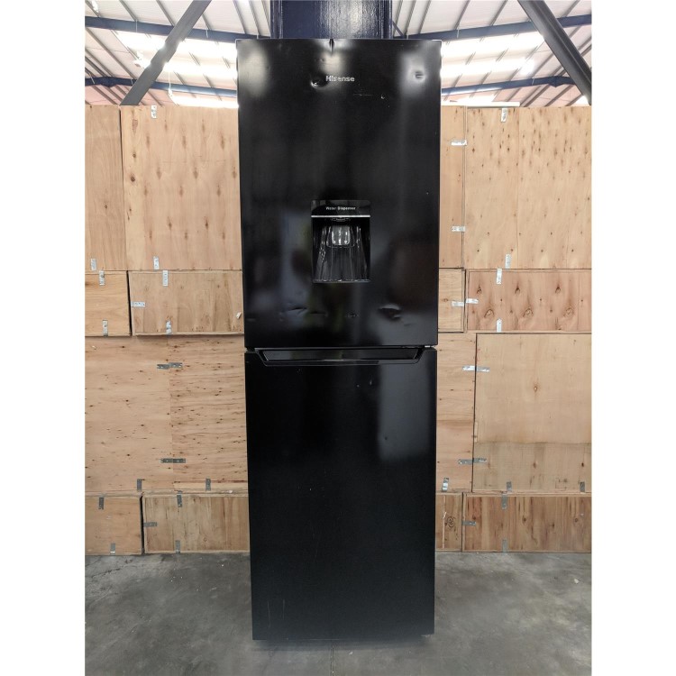 Refurbished Hisense RB320D4WB1 50/50 Freestanding Fridge Freezer With Water Dispenser - Black