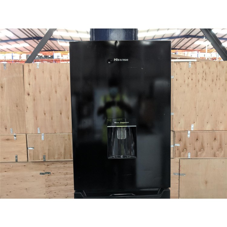 Refurbished Hisense RB320D4WB1 50/50 Freestanding Fridge Freezer With Water Dispenser - Black