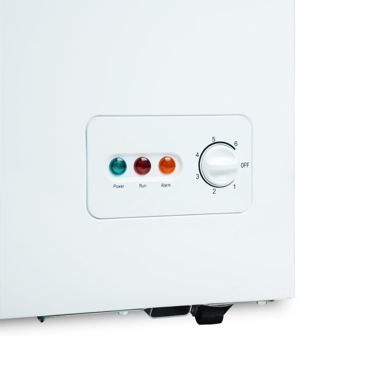 electriQ 290 Litre Chest Freezer - White