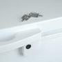 electriQ 290 Litre Chest Freezer - White