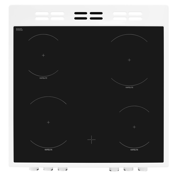 Refurbished Beko KDC653W 60cm Double Oven Electric Cooker White