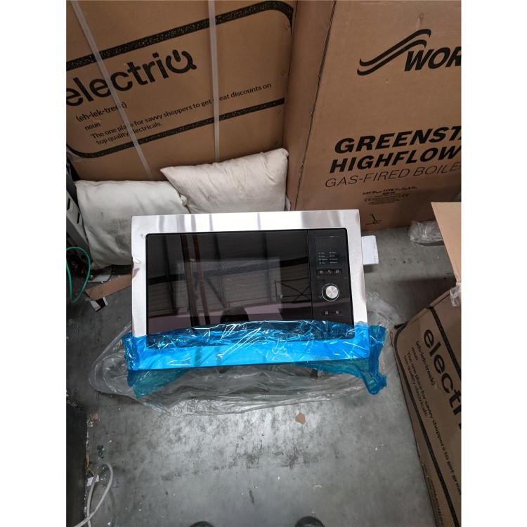 Refurbished electriQ eiQMOBISOLO25 Built In 25L 900W Microwave Stainless Steel