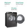 Samsung Series 5 plus 8kg Freestanding Heat Pump Tumble Dryer - Graphite