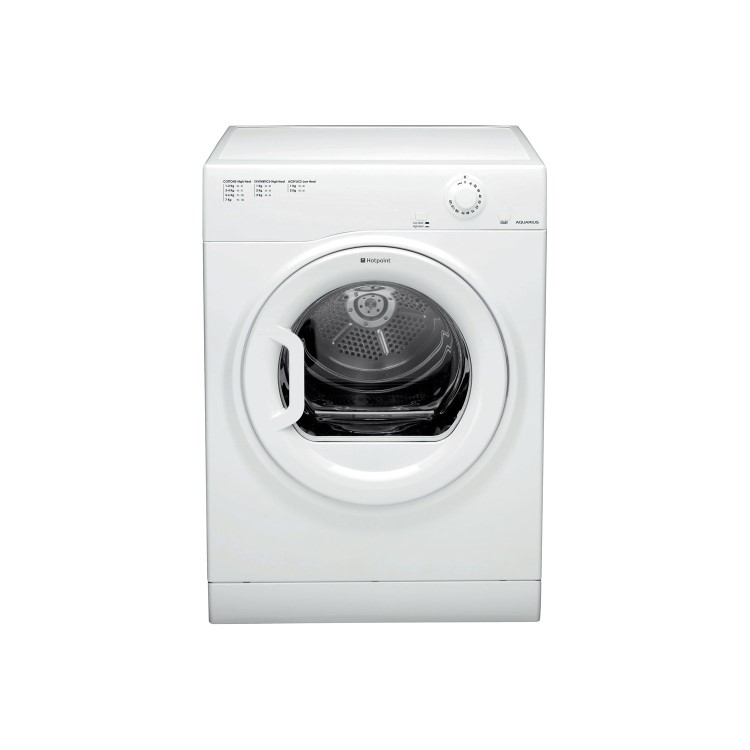 Hotpoint Aquarius 7kg Vented Tumble Dryer - Polar White