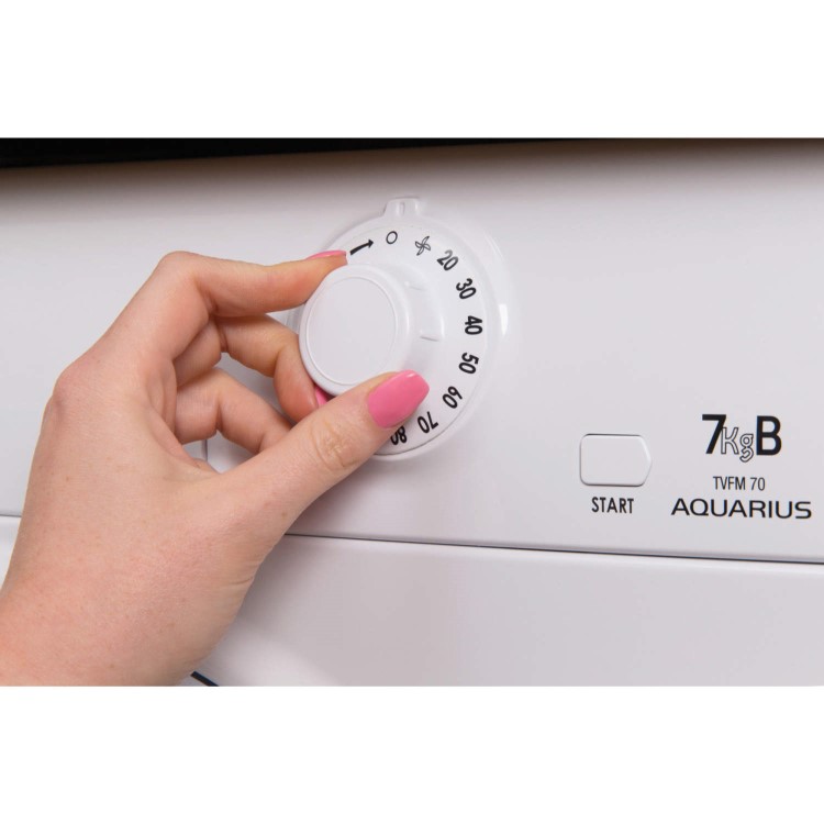 Hotpoint Aquarius 7kg Vented Tumble Dryer - Polar White