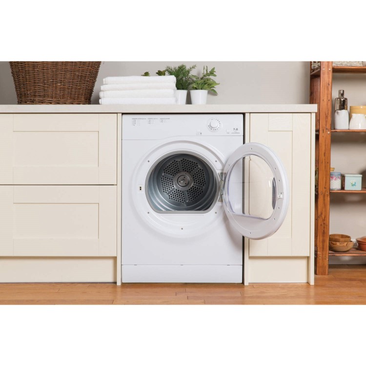 Hotpoint Aquarius 7kg Vented Tumble Dryer - Polar White