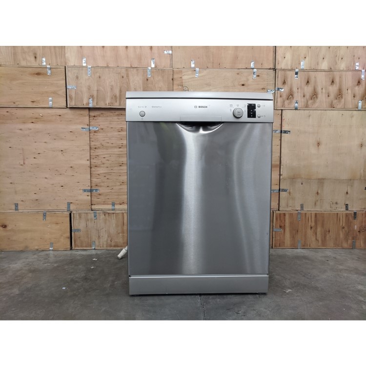 Refurbished Bosch Serie 2 SMS25AI00E 12 Place Freestanding Dishwasher Silver