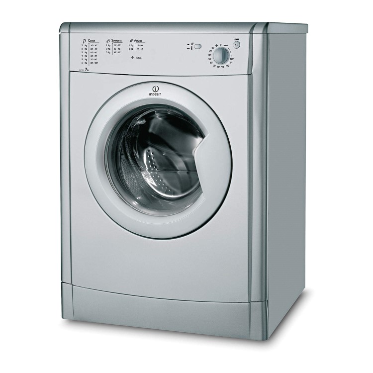 Refurbished INDESIT IDV75S EcoTime 7kg Freestanding Vented Tumble Dryer - Silver