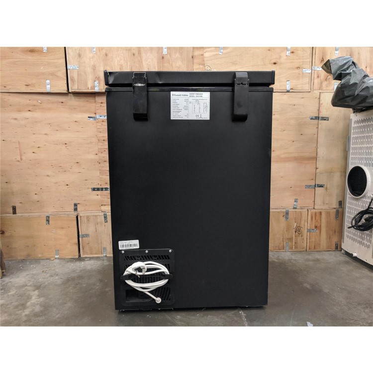 Refurbished Russell Hobbs RHCF99B 99 Litre Chest Freezer 53cm Deep  57cm Wide - Black