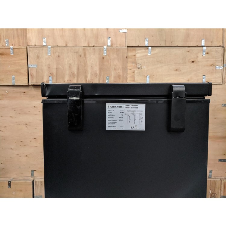 Refurbished Russell Hobbs RHCF99B 99 Litre Chest Freezer 53cm Deep  57cm Wide - Black