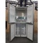 Refurbished Hisense RQ563N4AI1 432 Litre American Fridge Freezer Stainless Steel