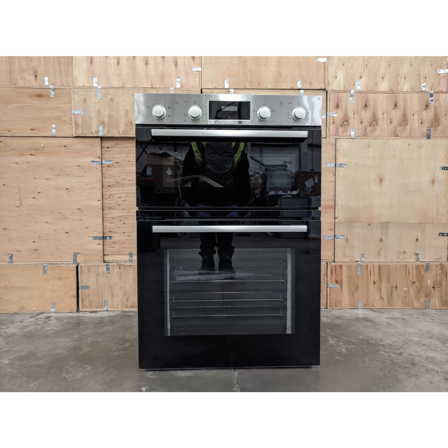 Refurbished Bosch Serie 2 MHA133BR0B 60cm Double Built In Electric Oven