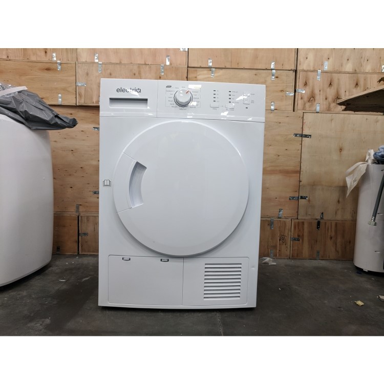 Refurbished electriQ 8kg Freestanding Condenser Tumble Dryer - White