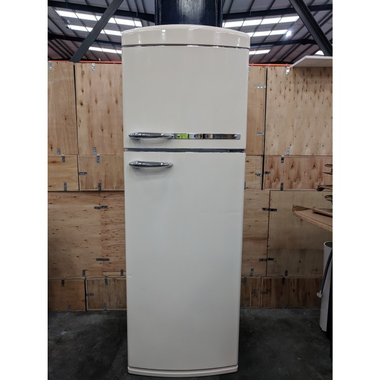 Refurbished Zanussi Retro 80/20 Freestanding Fridge Freezer - Cream