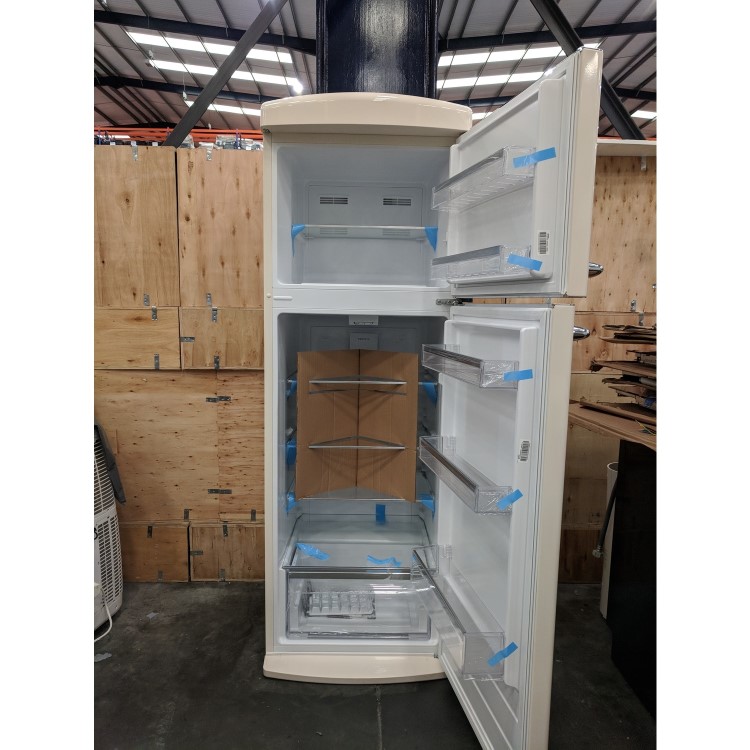 Refurbished Zanussi Retro 80/20 Freestanding Fridge Freezer - Cream