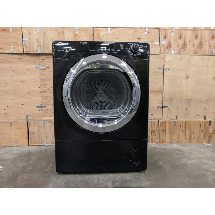 Refurbished Candy GVS C9DCGB Smart Freestanding Condenser 9KG Tumble Dryer Black