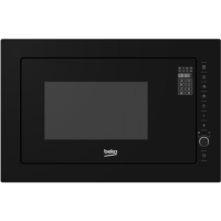 Refurbished Beko MGB25333BG Built In 25L 900W Microwave with Grill Black