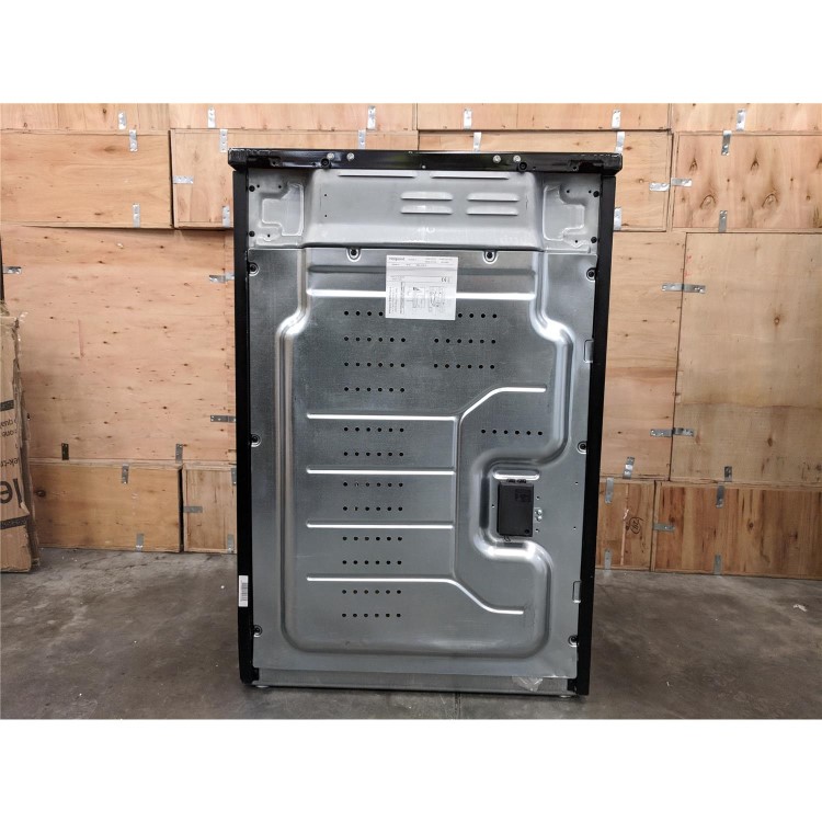 Refurbished Hotpoint HAE60KS 60cm Double Oven Electric Cooker Black