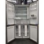 Refurbished Haier HTF-540DGG7 Freestanding 473 Litre 70/30 American Fridge Freezer Silver