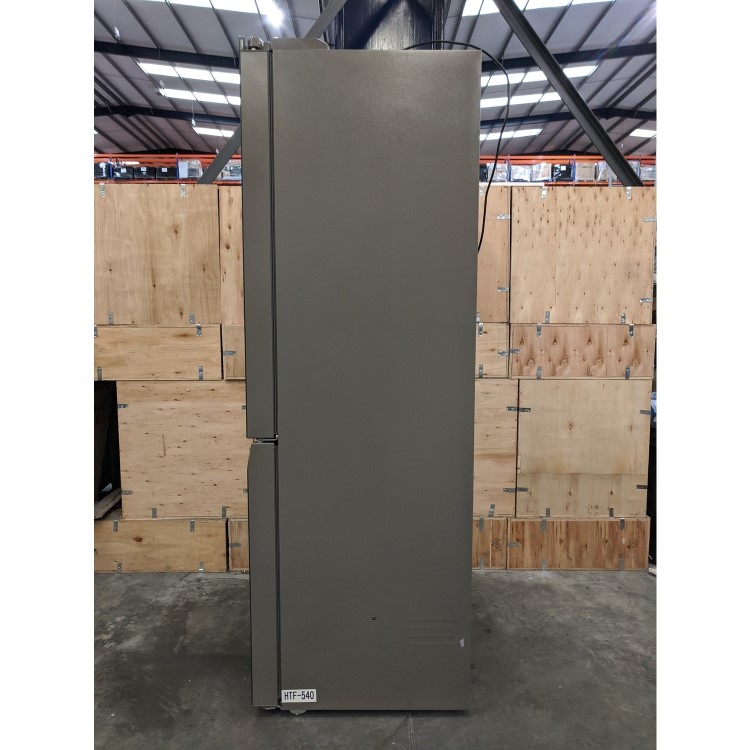 Refurbished Haier HTF-540DGG7 Freestanding 473 Litre 70/30 American Fridge Freezer Silver