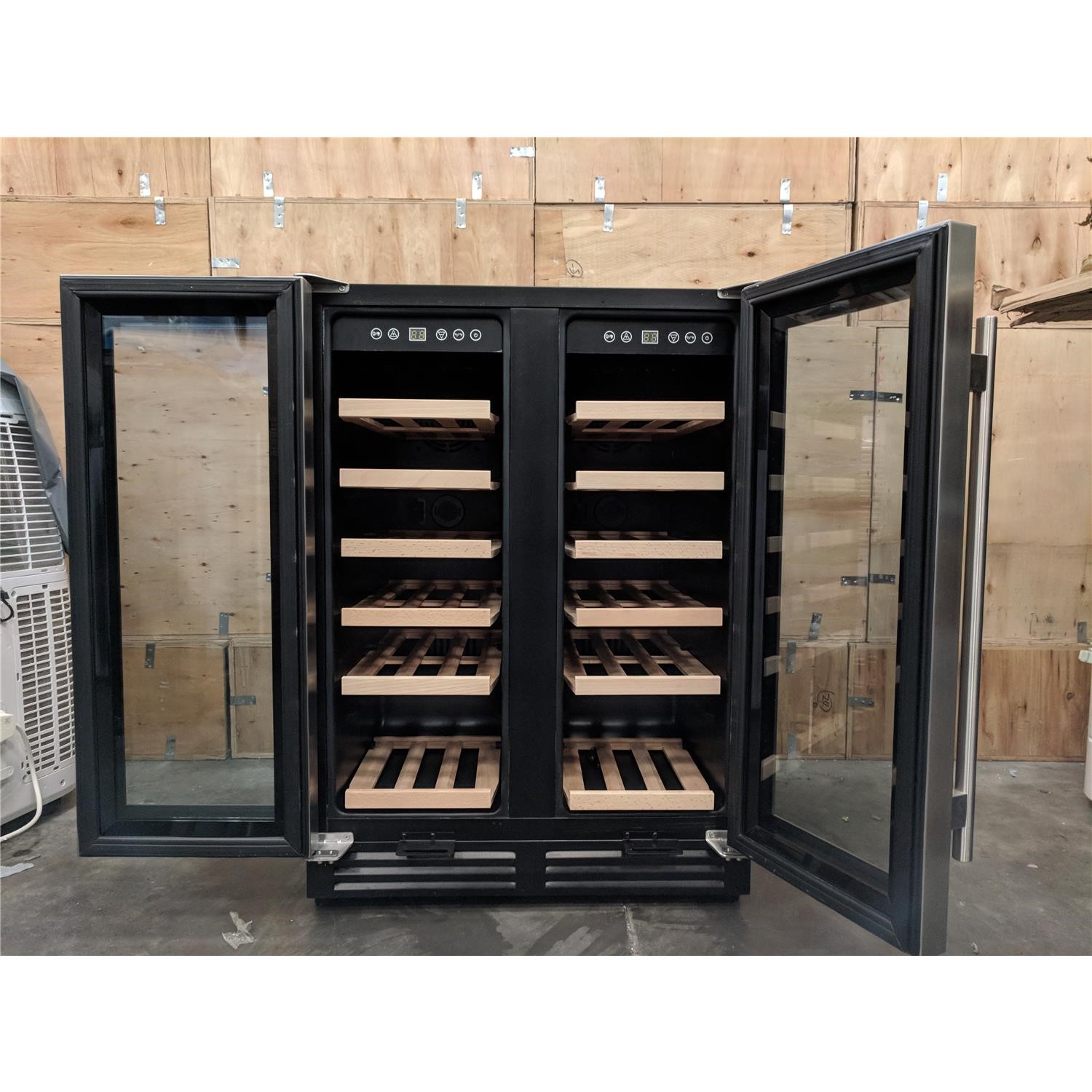 Refurbished electriQ EQWINE60SDD 36 Bottle Freestanding Under Counter