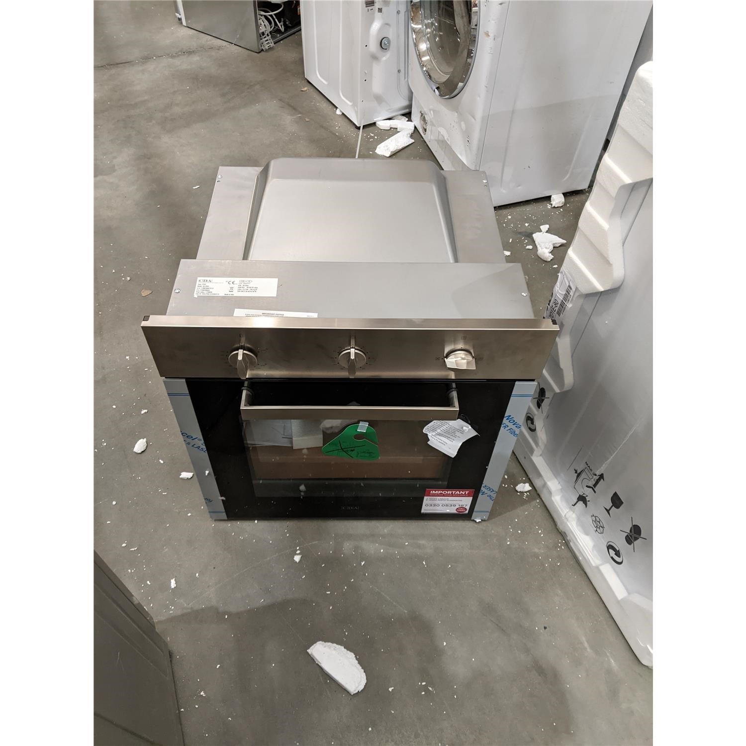 Refurbished CDA Single Fanned Gas Oven Stainless Steel Page 1 BuyItDirect.ie