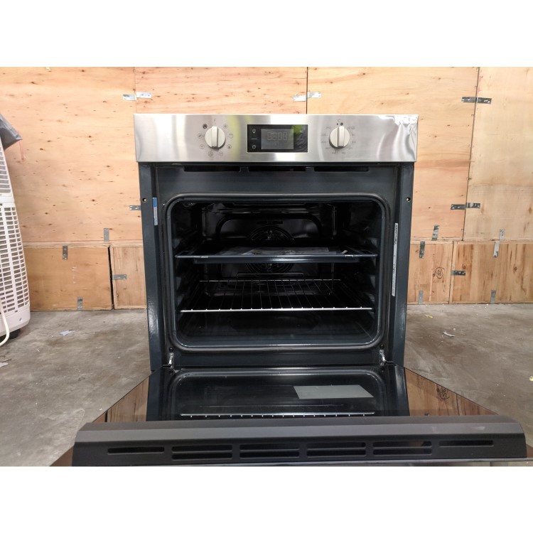 Refurbished Indesit Aria Electric Fan Single Oven - Stainless Steel