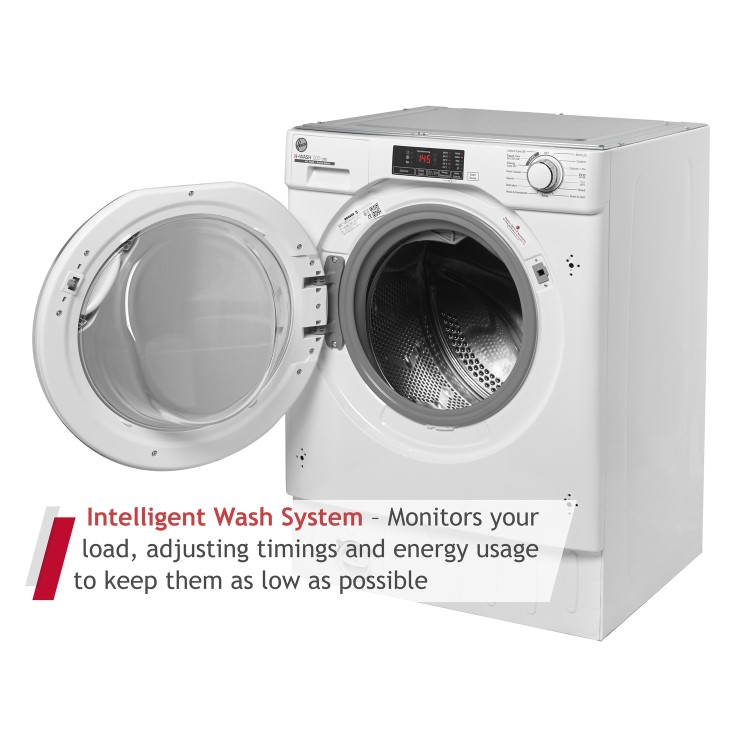 Refurbished Hoover HBWS49D1E-80 H-WASH 300 Lite 9kg 1400rpm Integrated Washing Machine