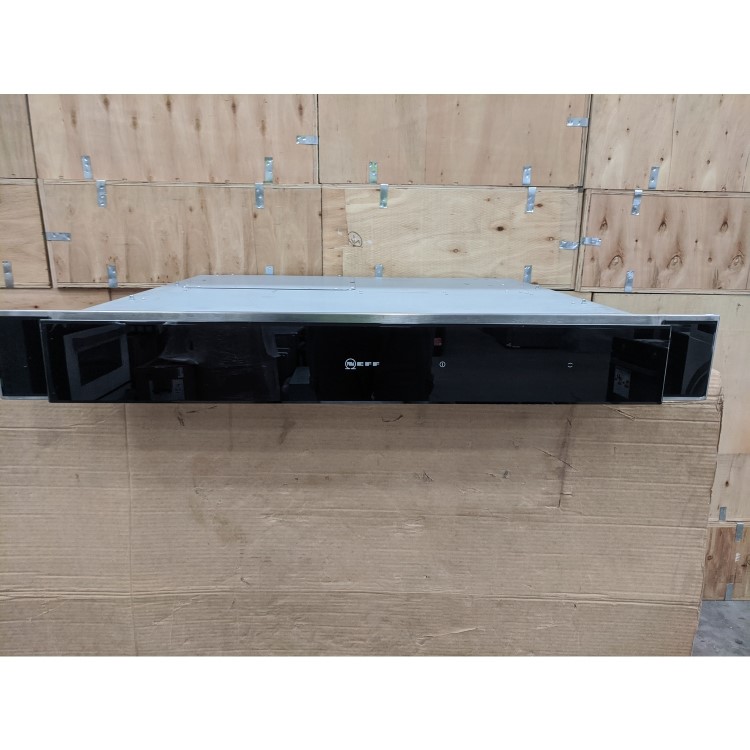 Refurbished Neff D95DAP8N0B 90cm Downdraft Cooker Hood Black Glass