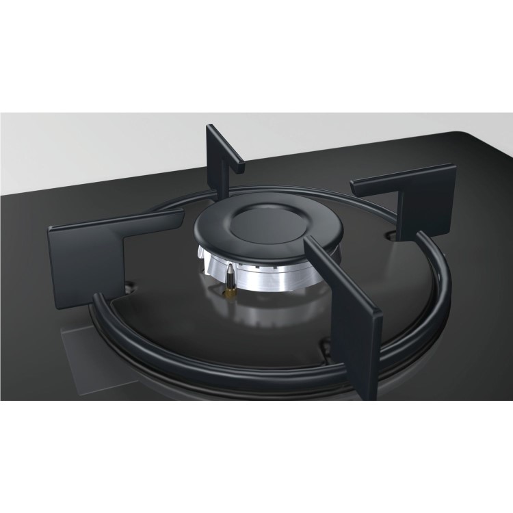 Neff N30 59cm Gas on Glass 4 Burner Gas Hob - Black