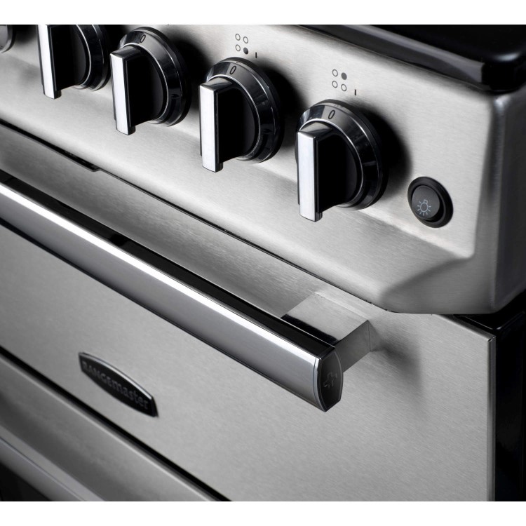 Rangemaster Professional Plus 60cm Double Oven Gas Cooker - Stainless Steel