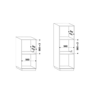 Refurbished Indesit Aria IFW3841PIX 60cm Single Built In Electric Oven Stainless Steel