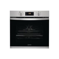 Refurbished Indesit Aria IFW3841PIX 60cm Single Built In Electric Oven Stainless Steel