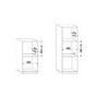 Refurbished Indesit Aria IFW3841PIX 60cm Single Built In Electric Oven Stainless Steel