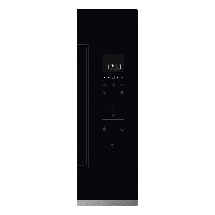 Refurbished Zanussi Series 20 25L 900W Built-in Microwave - Black with Stainless Steel Trim