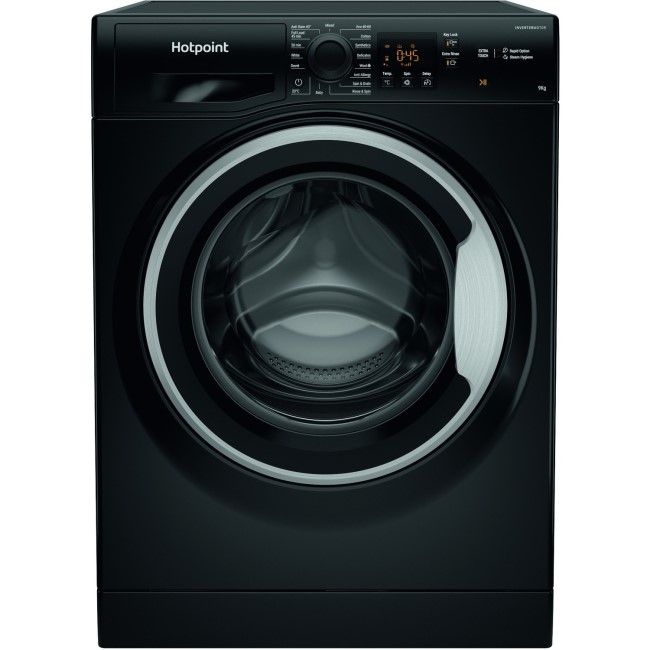 Hotpoint Anti-stain 9kg 1600rpm Washing Machine - Black