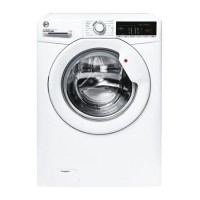 Refurbished Hoover H-Wash 300 Lite H3W49TE/1-80 Smart Freestanding 9KG 1400 Spin Washing Machine White