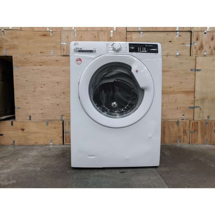 Refurbished Hoover H-Wash 300 Lite H3W49TE/1-80 Smart Freestanding 9KG 1400 Spin Washing Machine White